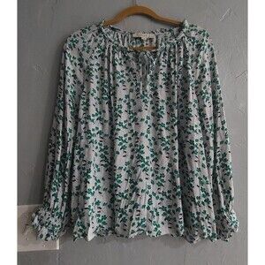 Loft Tops Blouse Women's L, 100% Rayón, 20 Inch Of Armp To Armp